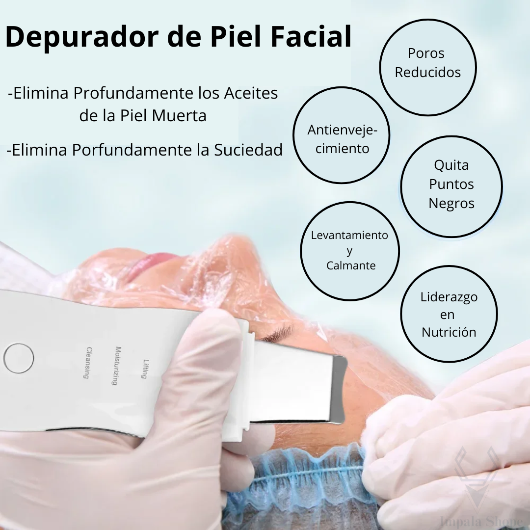 UltraGlow ™ Limpiador Peeling Facial Ultrasónico